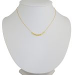 Náhrdelník zo 14k zlata s integrovaným krížikom