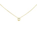 Náhrdelník zo 14k zlata s integrovaným krížikom