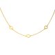 Náhrdelník zo 14k zlata s integrovaným krížikom