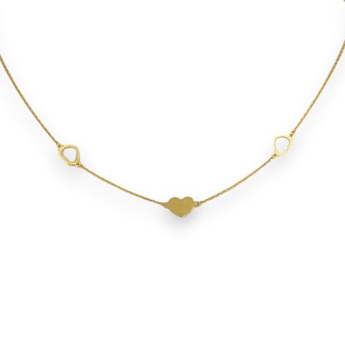 Náhrdelník zo 14k zlata s integrovaným krížikom