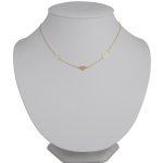 Náhrdelník zo 14k zlata s integrovaným krížikom