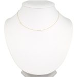 Náhrdelník zo 14k zlata s integrovaným krížikom