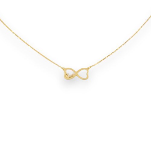 Náhrdelník zo 14k zlata s integrovaným krížikom