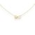 Náhrdelník zo 14k zlata s integrovaným krížikom