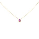 Náhrdelník zo 14k zlata s integrovaným krížikom