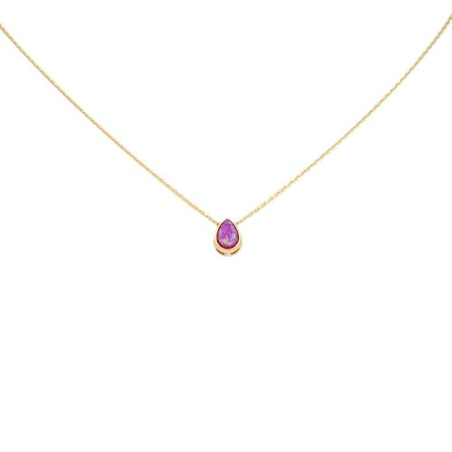 Náhrdelník zo 14k zlata s integrovaným krížikom