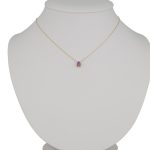 Náhrdelník zo 14k zlata s integrovaným krížikom