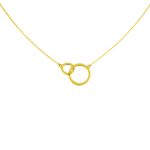 Náhrdelník zo 14k zlata s integrovaným krížikom