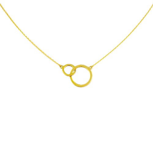 Náhrdelník zo 14k zlata s integrovaným krížikom