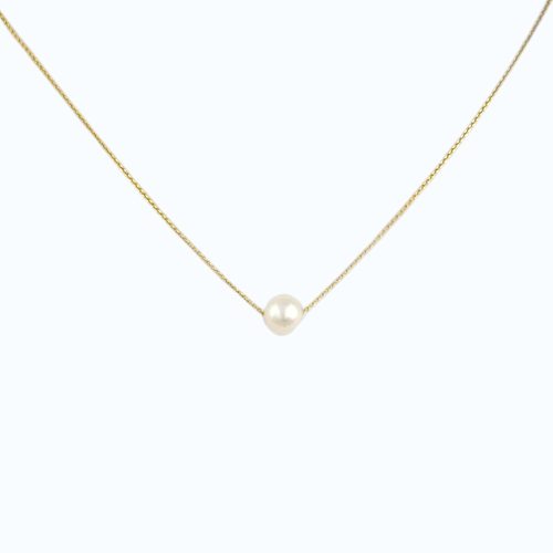 Náhrdelník zo 14k zlata s integrovaným krížikom