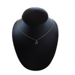 Prívesok v tvare srdca zo 14 kt zlata s kryštálmi