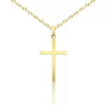 14k zlatý náhrdelník s krížovým príveskom