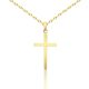 Náhrdelník zo 14k zlata s príveskom krížik