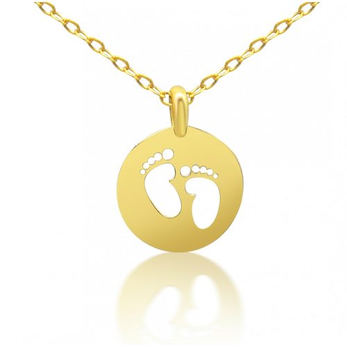 Prívesok zo 14k zlata, detská stopa