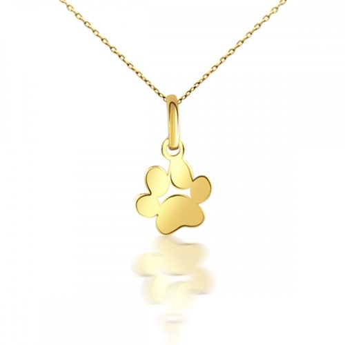 Prívesok zo 14k zlata, psie labky