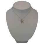 Prívesok pudlík zo 14k zlata zdobený kryštálmi