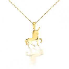 Prívesok zo 14k zlata, jednorožec