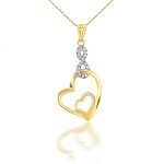 Prívesok zo 14k zlata, nekonečná láska