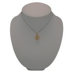 Prívesok zo 14k zlata, vypuklá hlava koňa