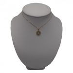 Prívesok zo 14k zlata, ruka Fatimy s kryštálmi