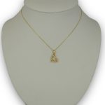 Prívesok srdiečko zo 14k zlata s nápisom LOVE