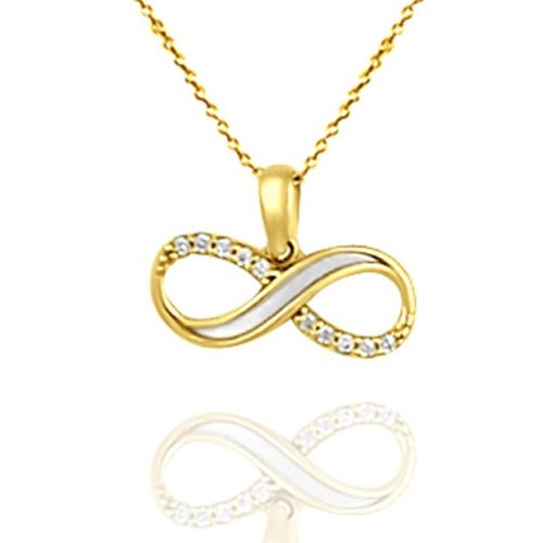 Prívesok zo 14k zlata, nekonečno