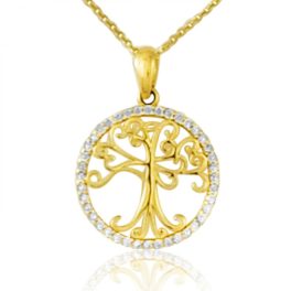 Prívesok zo 14k zlata, strom života