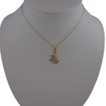 Prívesok zo 14k zlata, labuť