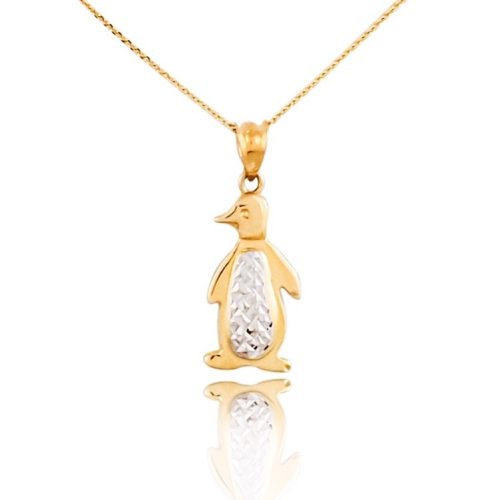 Prívesok tučniak zo 14k zlata