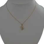 Prívesok zo 14k zlata, dva delfíny