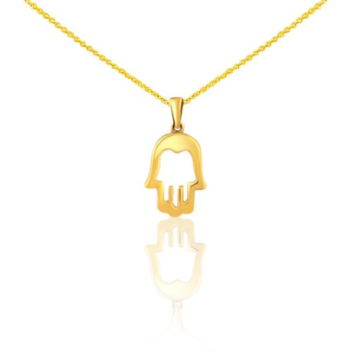 Prívesok zo 14 karátového zlata, ruka Fatimy