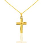 Prívesok zo 14k zlata, kríž