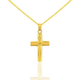 Prívesok zo 14k zlata, kríž