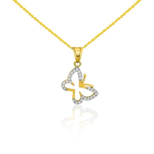 Prívesok motýľ zo 14k zlata