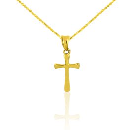 Prívesok zo 14k zlata, kríž