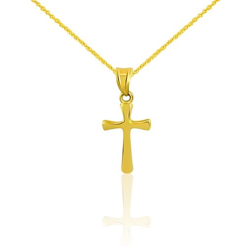 Prívesok zo 14k zlata, kríž