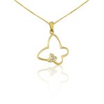 Prívesok motýľ zo 14k zlata