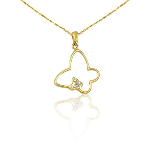 Prívesok motýľ zo 14k zlata