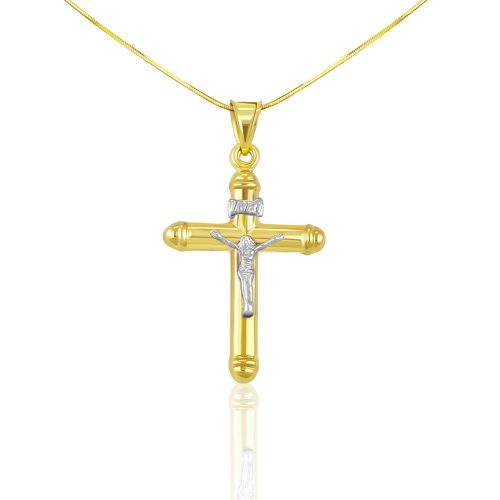 Prívesok zo 14 karátového zlata, Ježiš na kríži