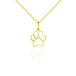 Prívesok zo 14k zlata, labka