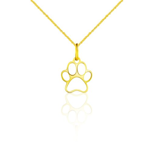 Prívesok zo 14k zlata, labka