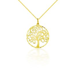 Prívesok zo 14k zlata, veľký strom života