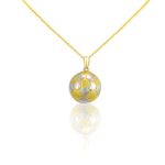 Prívesok zo 14k zlata, futbalová lopta