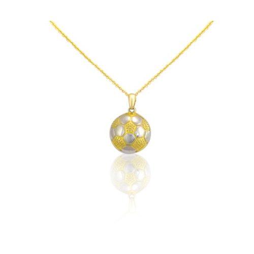 Prívesok zo 14k zlata, futbalová lopta