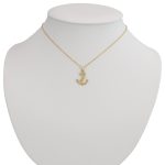 Prívesok zo 14k zlata, kotva