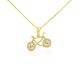 Prívesok zo 14k zlata, bicykel