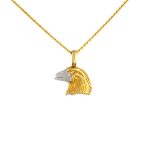 Prívesok zo 14k zlata, plachetnica