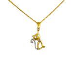 Prívesok zo 14k zlata, plachetnica