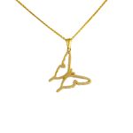 Prívesok zo 14k zlata, plachetnica