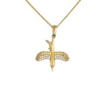 Prívesok zo 14k zlata, plachetnica